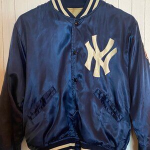Vintage Yankees Satin Jacket Men's Size M